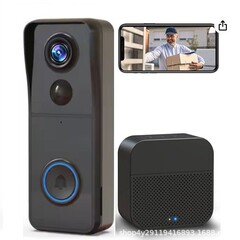 5MP跨境报警手机PIR感应对讲高清夜视IP65防水智能可视对讲门铃