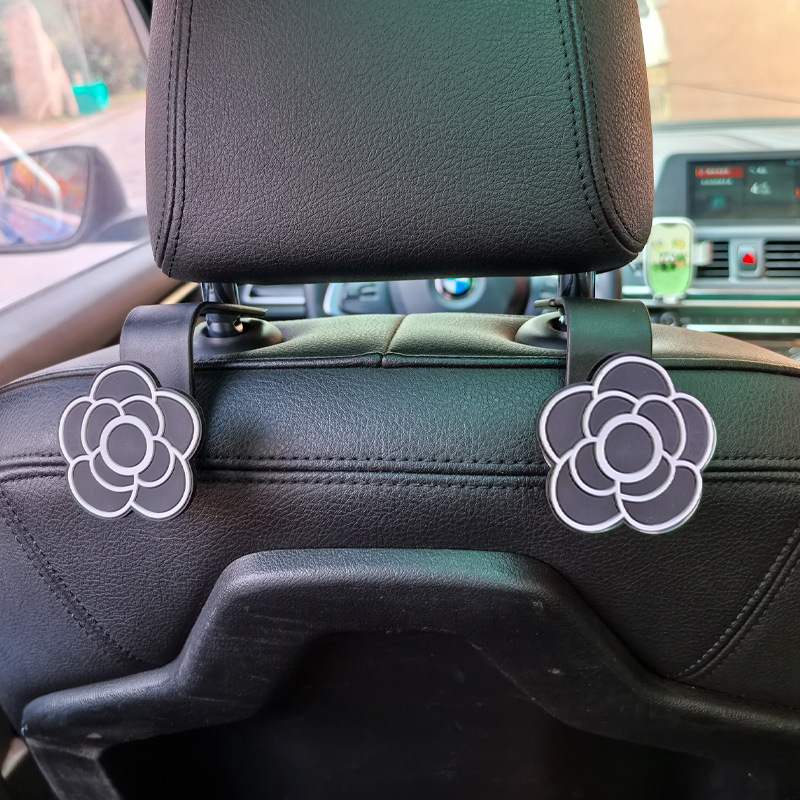 Gancho para coche, respaldo del asiento interior del coche, asiento trasero multifuncional creativo, interior del coche, dibujos animados, suministros lindos, almacenamiento