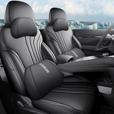 Breathable Perforated Cushion, Four Seasons Pad - mysterious-black-deluxe-edition-ckx-geely-galaxy-e5