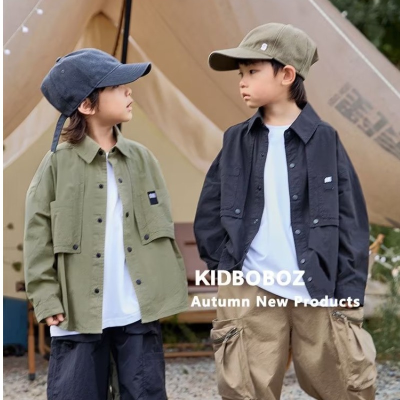 时髦百搭气质日系秋季洋气慵懒新款童装潮流夹克简约ins文艺男童