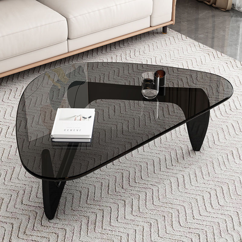 New High-end Glass Coffee Table Living Room Small Apartment Light Luxury Modern American Style Coffee Table Ins Style Simple Creative Coffee Table New High-end Glass Coffee Table Living Room Small Apartment Light Luxury Modern American Style Coffee Table Ins Style Simple Creative Coffee Table