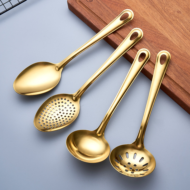 Acero inoxidable dorado utensilios de cocina caseros pan de verduras pala pan de cocina al por mayor