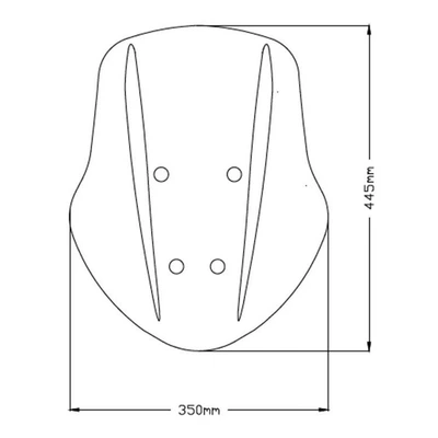 Adjustable Front Windshield | Motorcycle front windshield