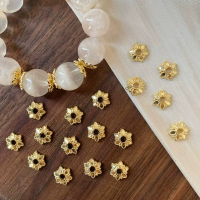 Spacer Beads Handmade Materials, Zərgərlik ara hissələri - cgold-100-pieces