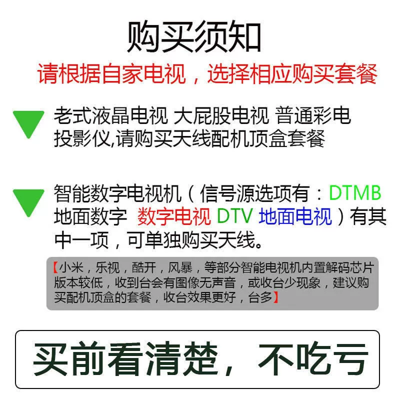 Qcv. Цифровая телевизионная антенна высокой четкости земной волны DTMB для внутреннего и наружного бесплатного приема, улучшенная приставка для сельской местности