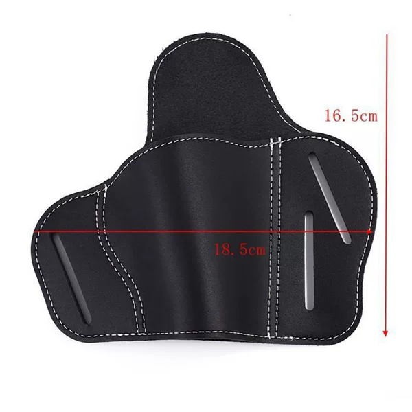 Outdoor Tactical Three-Slot Holster Portable Glock Scorpion Leather Pistol Holster Waist Hanging Invisible Quick-Draw Holster