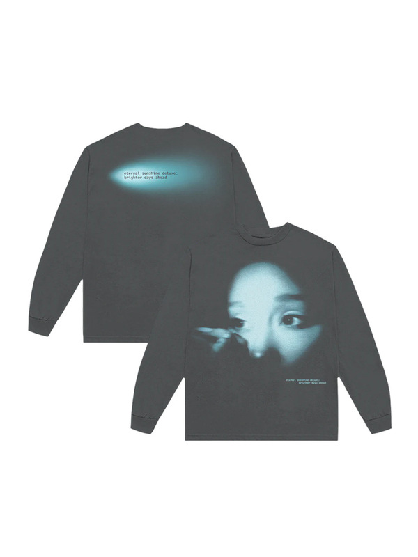 Ariana Grande Ariana Grande Rock Punk Men's and Women's Cotton Round Neck Long-Sleeved T-Shirt Autumn