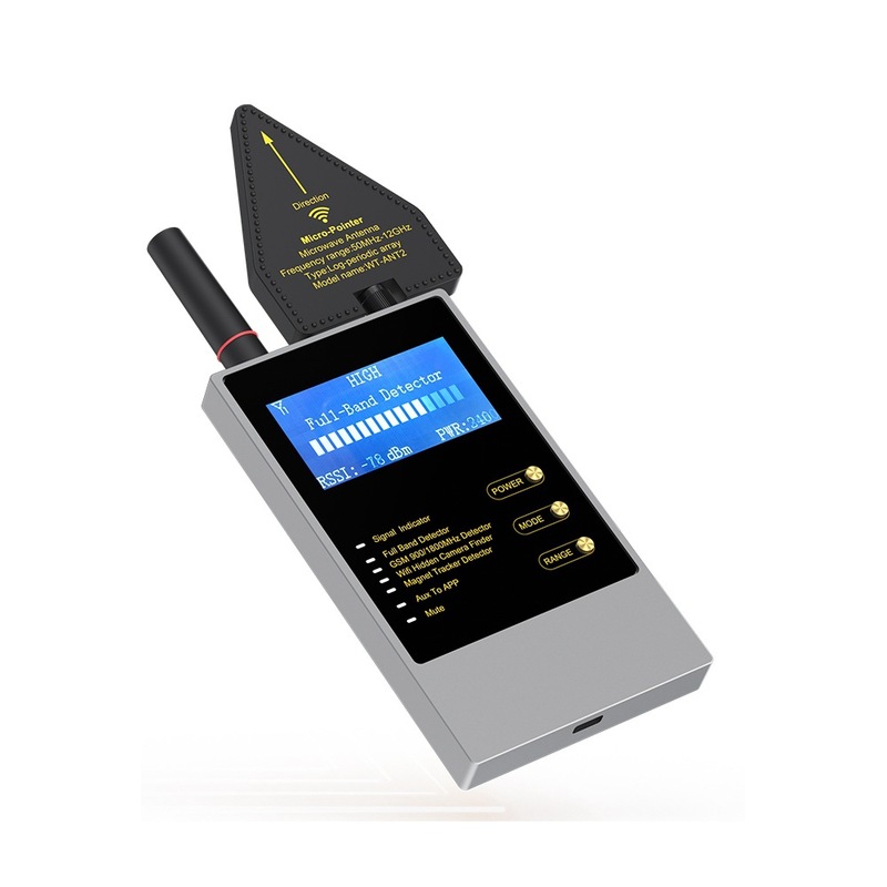 WT10 ポータブルハンドヘルドアンチトラッキング自動強力な磁気自動車 GPS ワイヤレス信号検出器なし|undefined