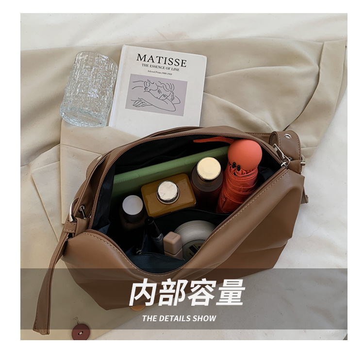 Soft Leather Simple Small Bag New Fashion Korean Version Tote Bag Autumn Single Shoulder Messenger Bag display picture 16