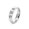 Advanced wedding ring stainless steel for beloved, 2023, internet celebrity, high-quality style, does not fade, 5mm