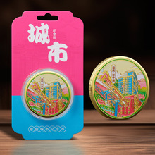 现货批发重庆李子坝城市地标纪念币解放碑长江索道旅游文创纪念章