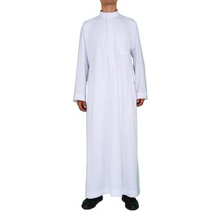 2025 Men's Middle East Round High Neck Arab Ethnic Clothing Moose Men's Robe Hot in stock
