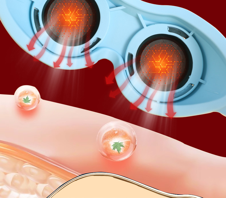 Eye Moxibustion Device Portable Silicone Eye Warming Massage Steamer with Moxa Stick Holder for Relaxation quality and texture