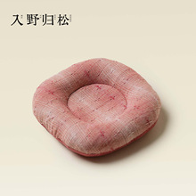 入野归松棉麻加厚粉红甜甜圈圆形壶承垫隔热茶垫壶垫杯垫家用杯垫