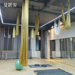 5メートルフルセット反重力空中ヨガハンモックyogasウイング弾力ハンモックヨガ館室内ハンモック卸売り