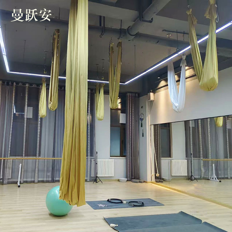 5m Full Set of Anti-Gravity Aerial Yoga Hammock Yogaswing Elastic Hammock Yoga Studio Indoor Hammock Wholesale
