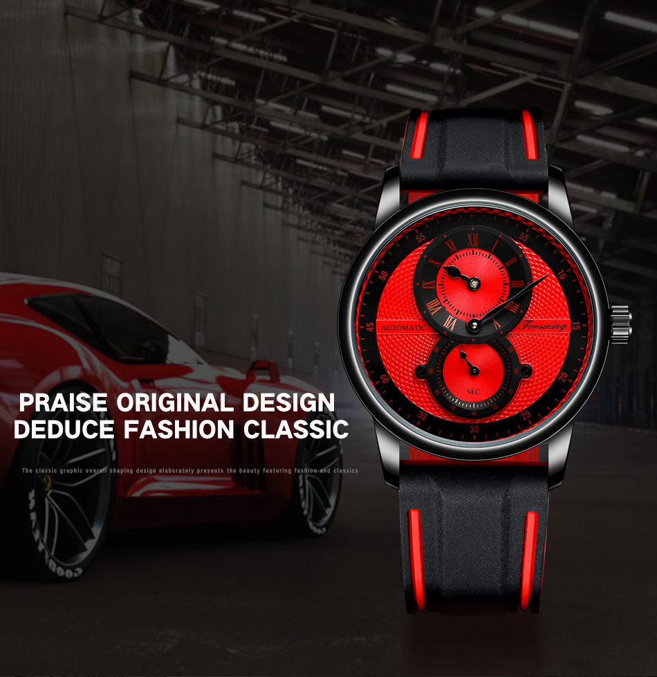 Automatic Mechanical Watch For Men And Women Round Design_voghion.com