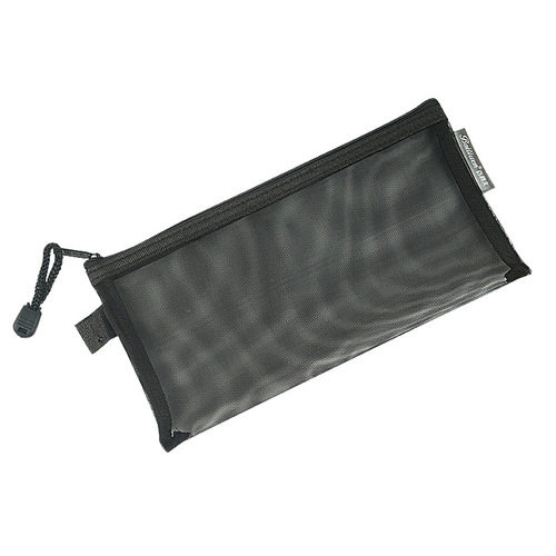 Simple transparent mesh pencil case storage bag, student exam special portable pencil case, large capacity stationery bag wholesale