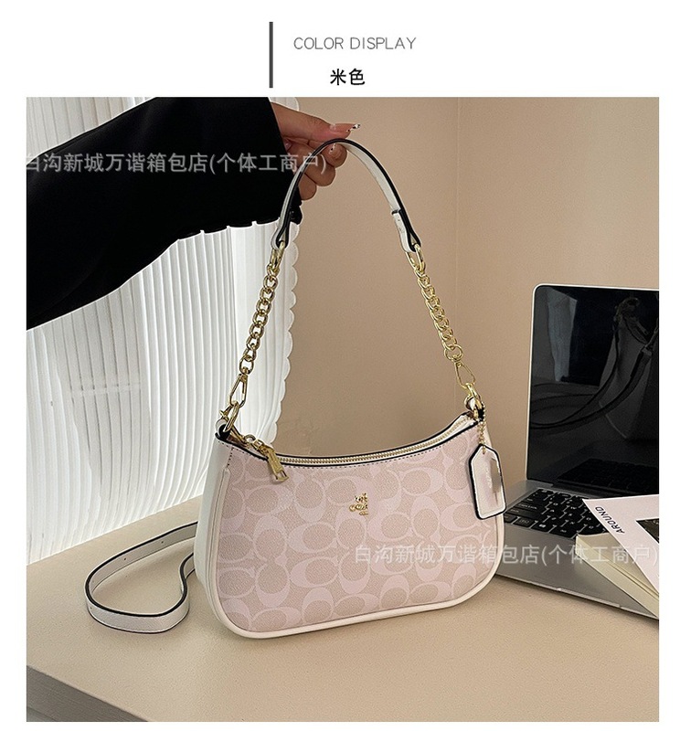 今年流行质感小众包包女2025新款潮时尚单肩斜挎包洋气百搭腋下包|undefined