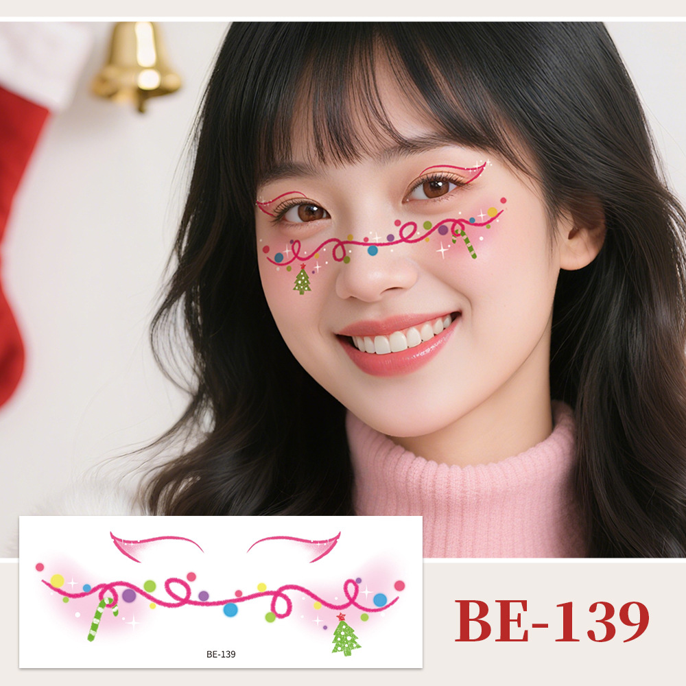 BE-139 (크리스마스 페이스 스티커)