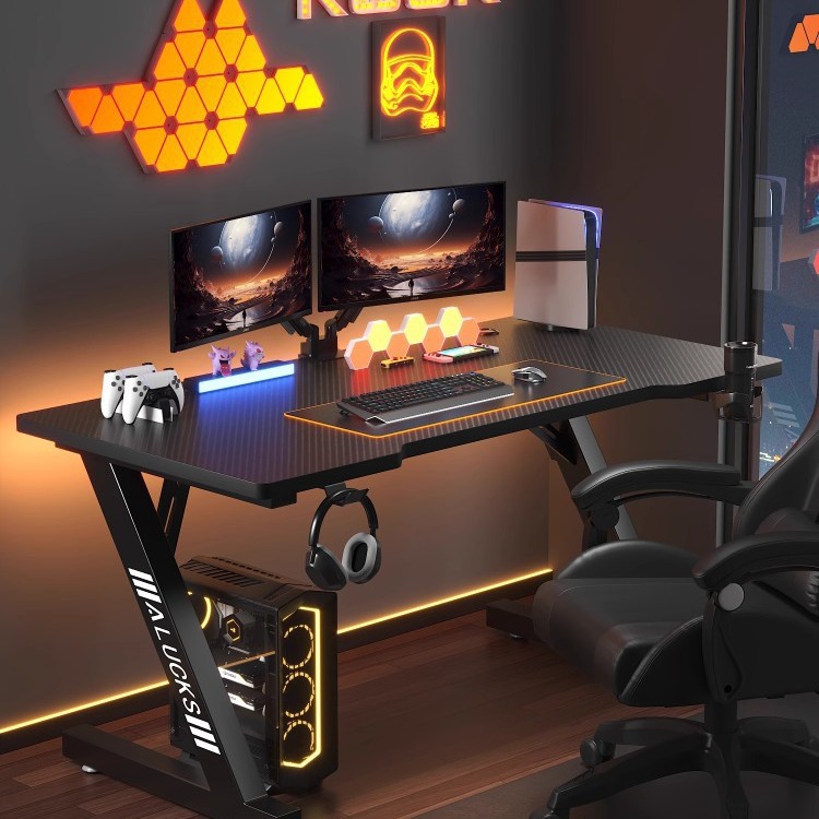 E-Sports Table with Robotic Arm Desktop Computer Table Home Simple Table Dormitory Bedroom Simple Desk Chair Office Desk