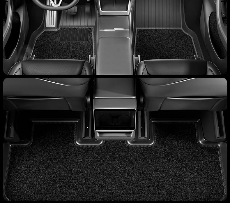 Suitable for the New Tesla Model 3Y Special Floor Mats, Tesla Full-Coverage Floor Mats, Tpe Car Accessories Wholesale