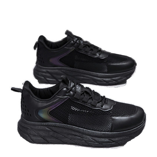 [Height Increase 35] Height Increasing Men's Shoes Summer New Breathable Mesh Shoes Sports Casual Shoes Soft Sole Non-Slip Wear-Resistant Thick