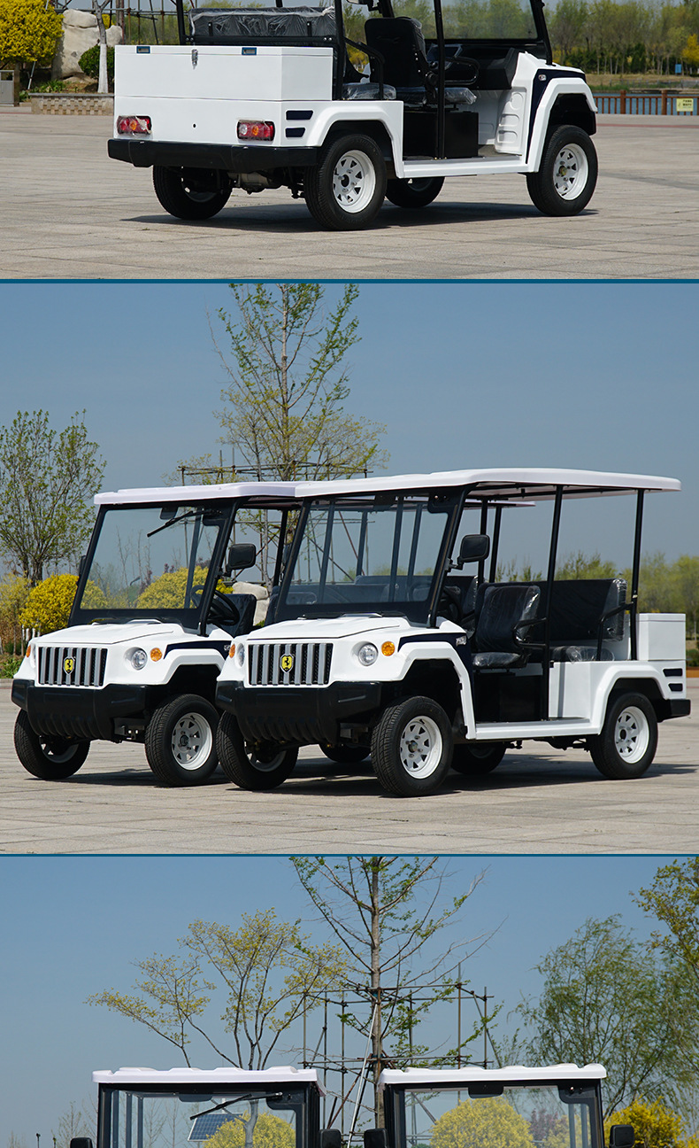 4/6/8-Seat Electric Patrol Car Security Vehicle