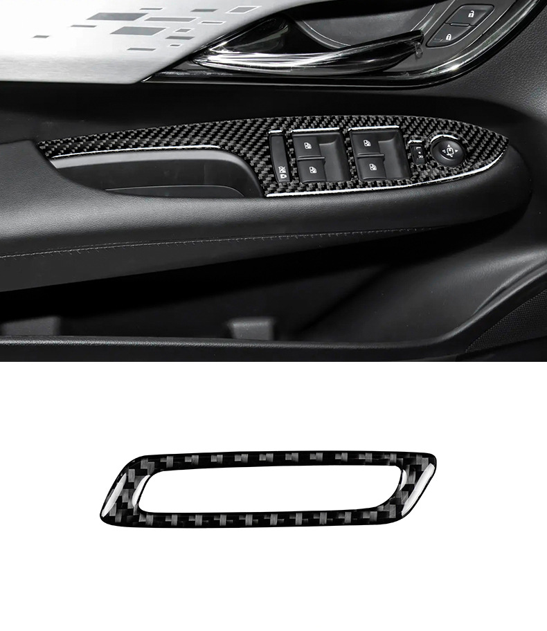 Suitable for Cadillac Ats 13-19 Models Carbon Fiber Resin Car Interior Modification Decorative Film