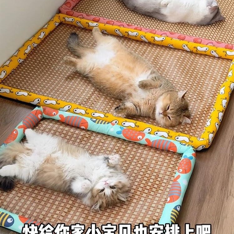 Rattan Cat Nest Summer Mat Ice Mat Cooling Cat Sleeping Nest Mat New Style for All Seasons Rattan Cat Nest Summer Mat Ice Mat Cooling Cat Sleeping Nest Mat New Style for All Seasons
