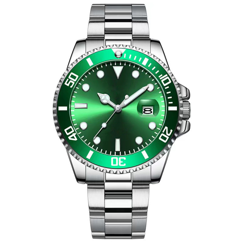 Zido marca avanzada moda casual simple cuarzo automático luminoso impermeable agua verde fantasma 1903 reloj de hombre