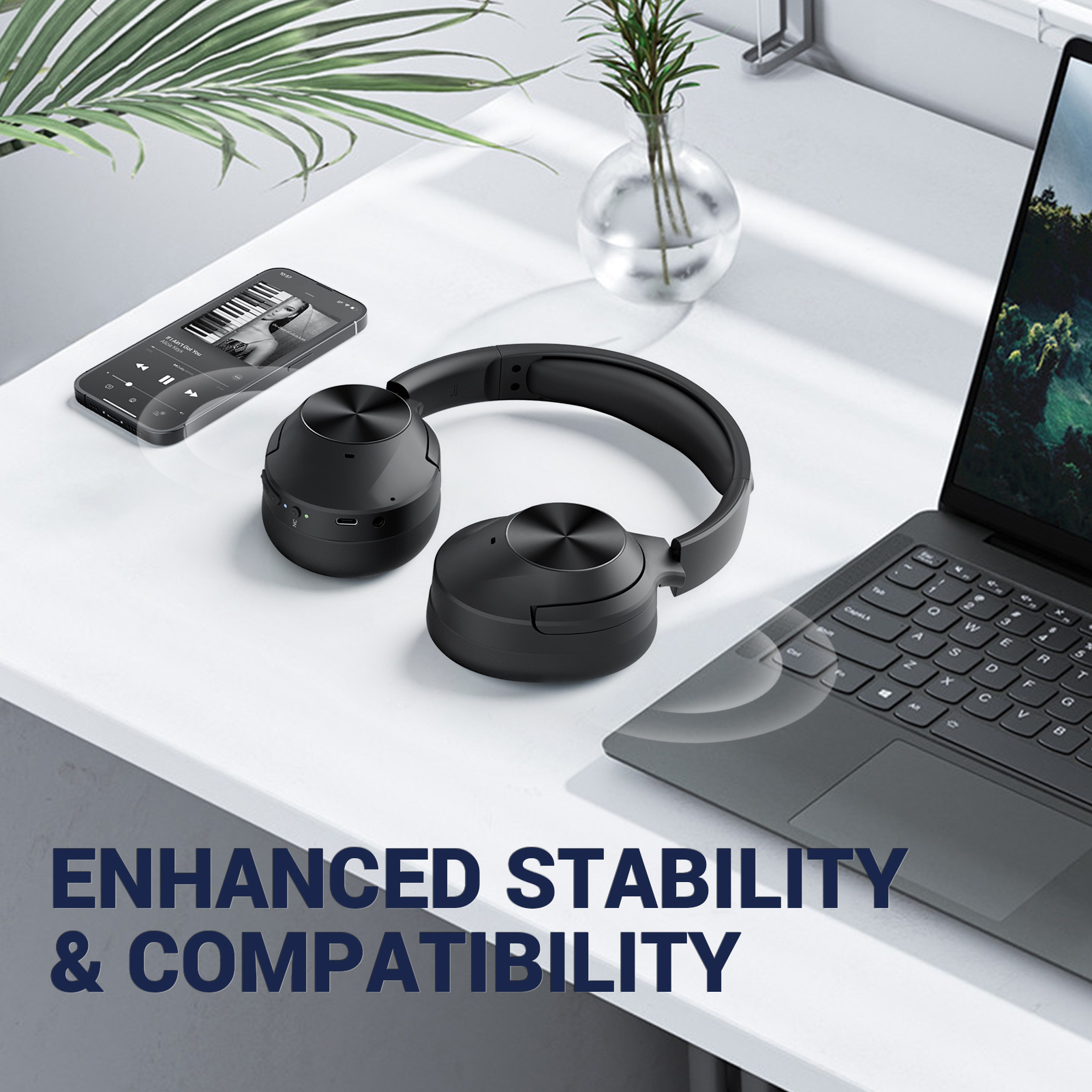 Nuevo auricular Bluetooth E11 inalámbrico A duración de la batería de larga duración, auriculares híbridos con reducción de ruido, venta directa de fábrica al por mayor