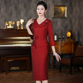 旗袍;妈妈服;中老年休闲套装