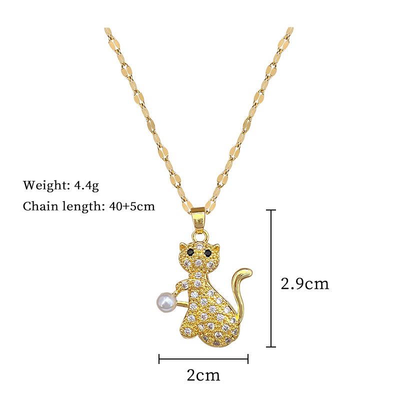 Luxuriöse Perlenkette Für Damen Aus Edelstahl Mit Brillanten_voghion.com