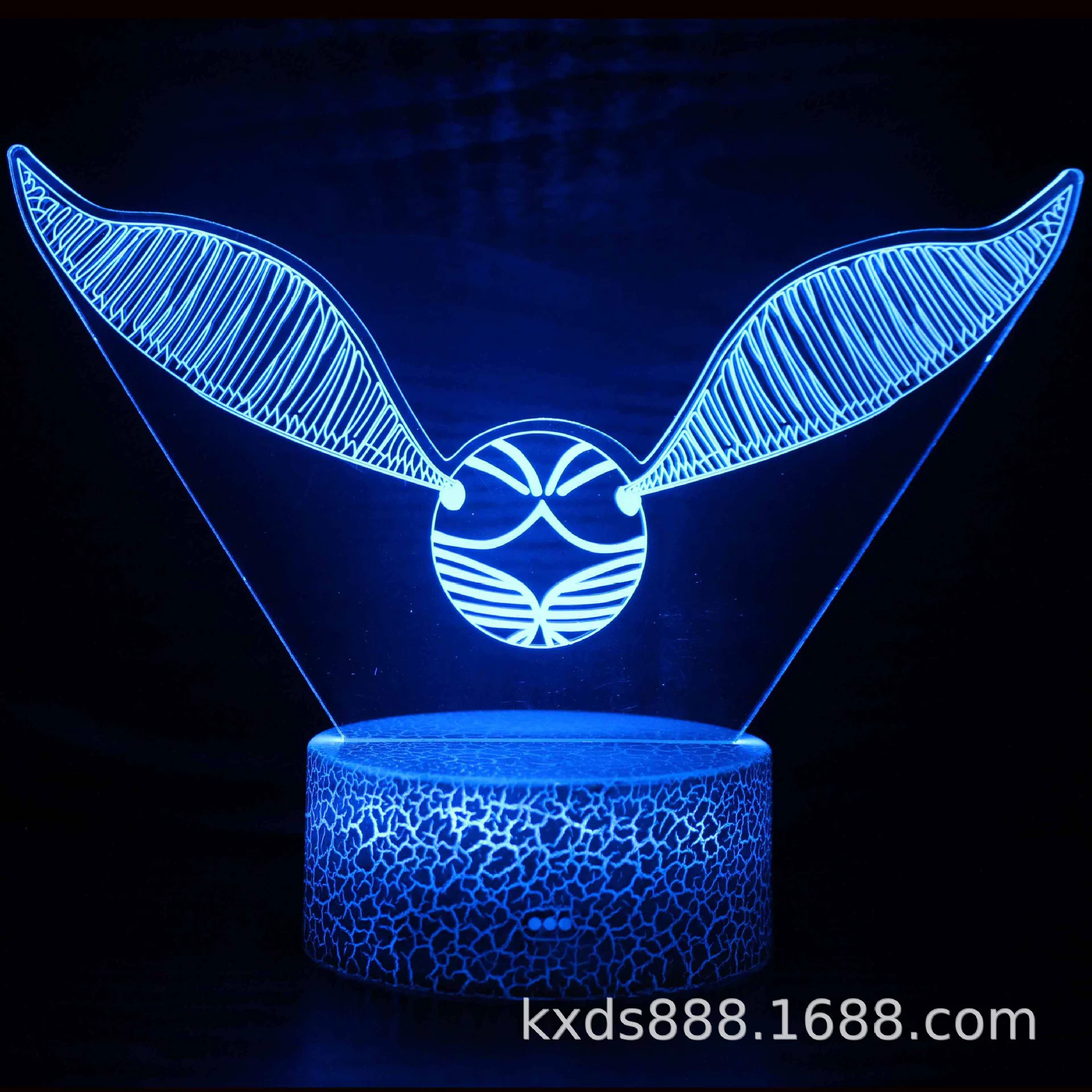 Creative LED night light, touch table lamp, (跨境贸易), 3D, дистанционное управление