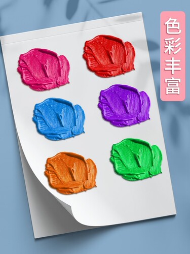Deli acrylic paint is waterproof, sunproof, non-fading, children's graffiti, non-toxic, washable painting, painted oil painting diy