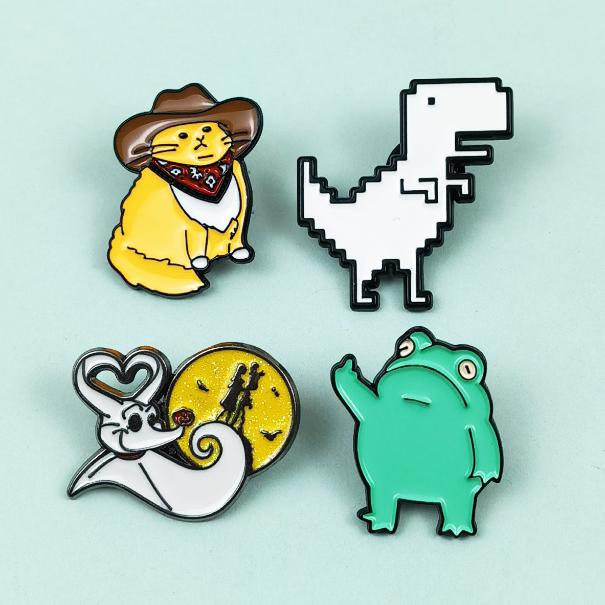 Broche de Aleación de Animales de Aleación de zinc Decorativo para Ropa y Mochilas