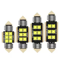 Автомобильные светодиодные двойные острые огни декодирование canbus 36MM 3030 6SMD лампы на крыше