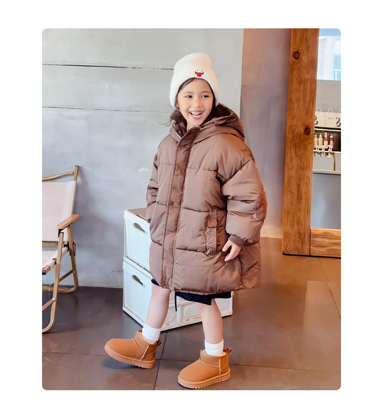 Barnsnöskor 2023 vinter nya plysch och tjocka flickor med medelstora till stora, mjuka sulor för barn, vattentäta_voghion.com