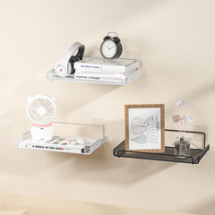 Projector bracket wall router placement rack wall-mounted TV set-top box storage rack punch-free storage P