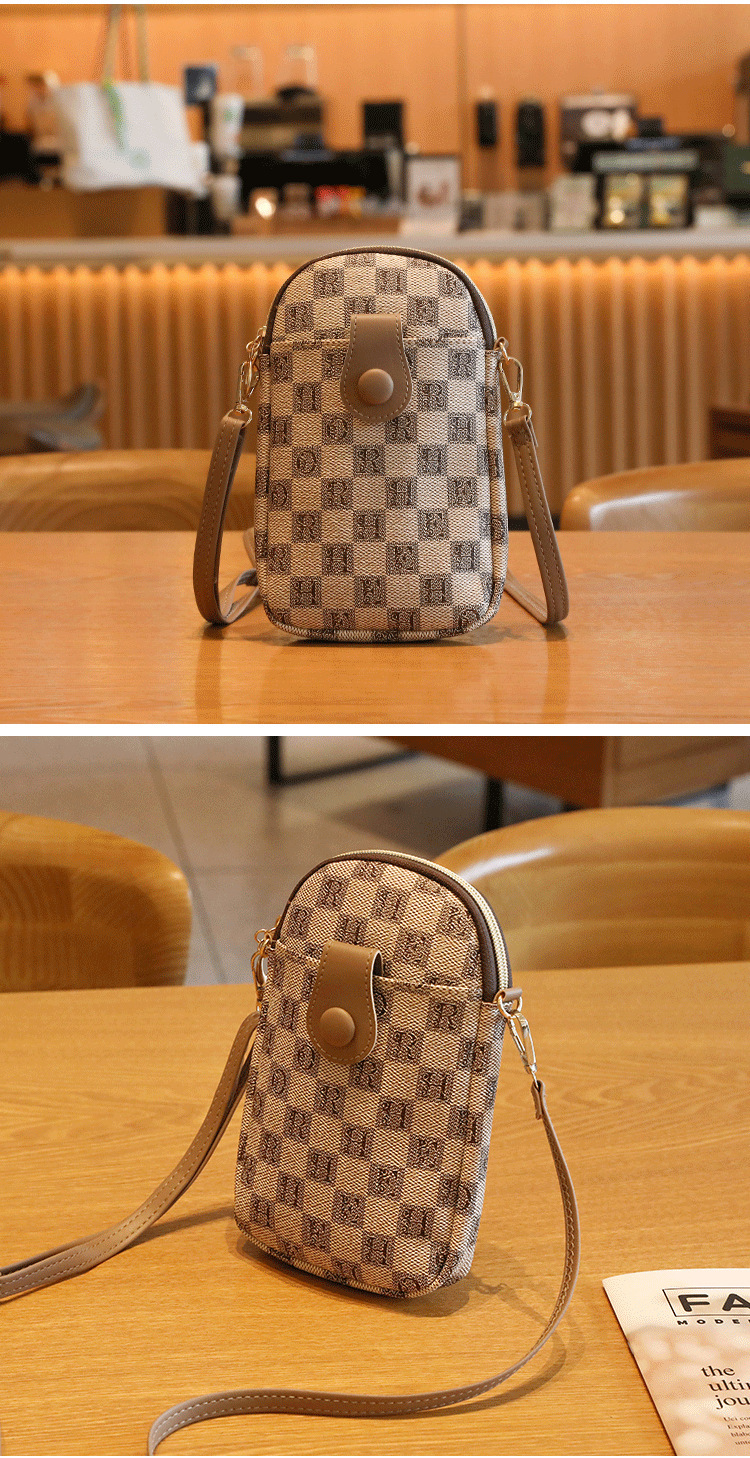 Women's Printed Shoulder Crossbody Mini Mobile Phone Bag_voghion.com