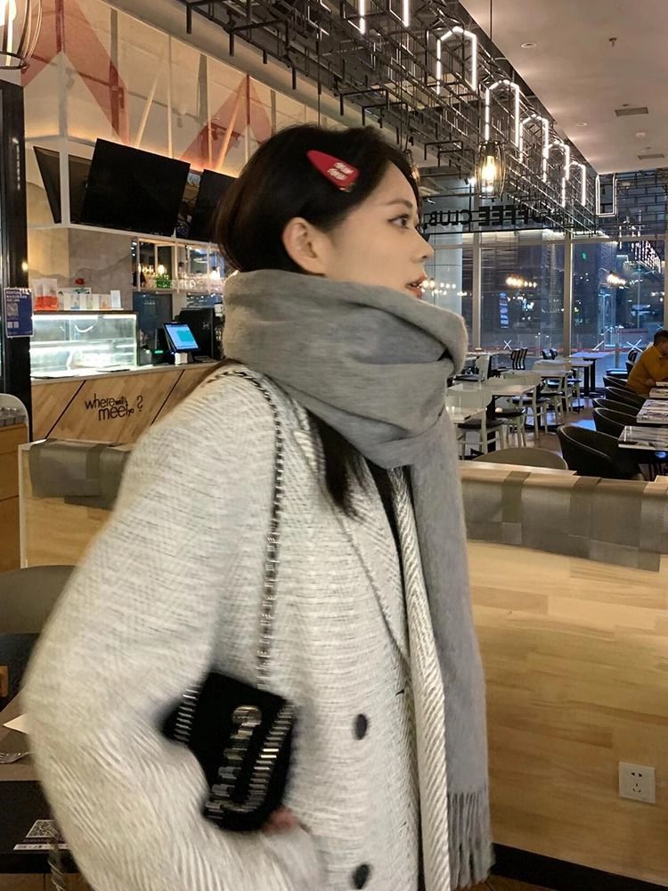 毛呢外套女2025秋冬新款感赫本风韩系小个子气质加厚呢子大衣