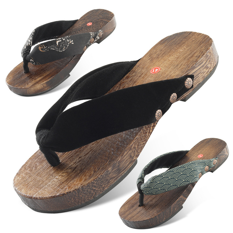 Summer New Non-slip Men's Japanese Clog Slippers Casual Fashion Daily Flip Flops Home and Outfit Beach Shoes Summer New Non-slip Men's Japanese Clog Slippers Casual Fashion Daily Flip Flops Home and Outfit Beach Shoes