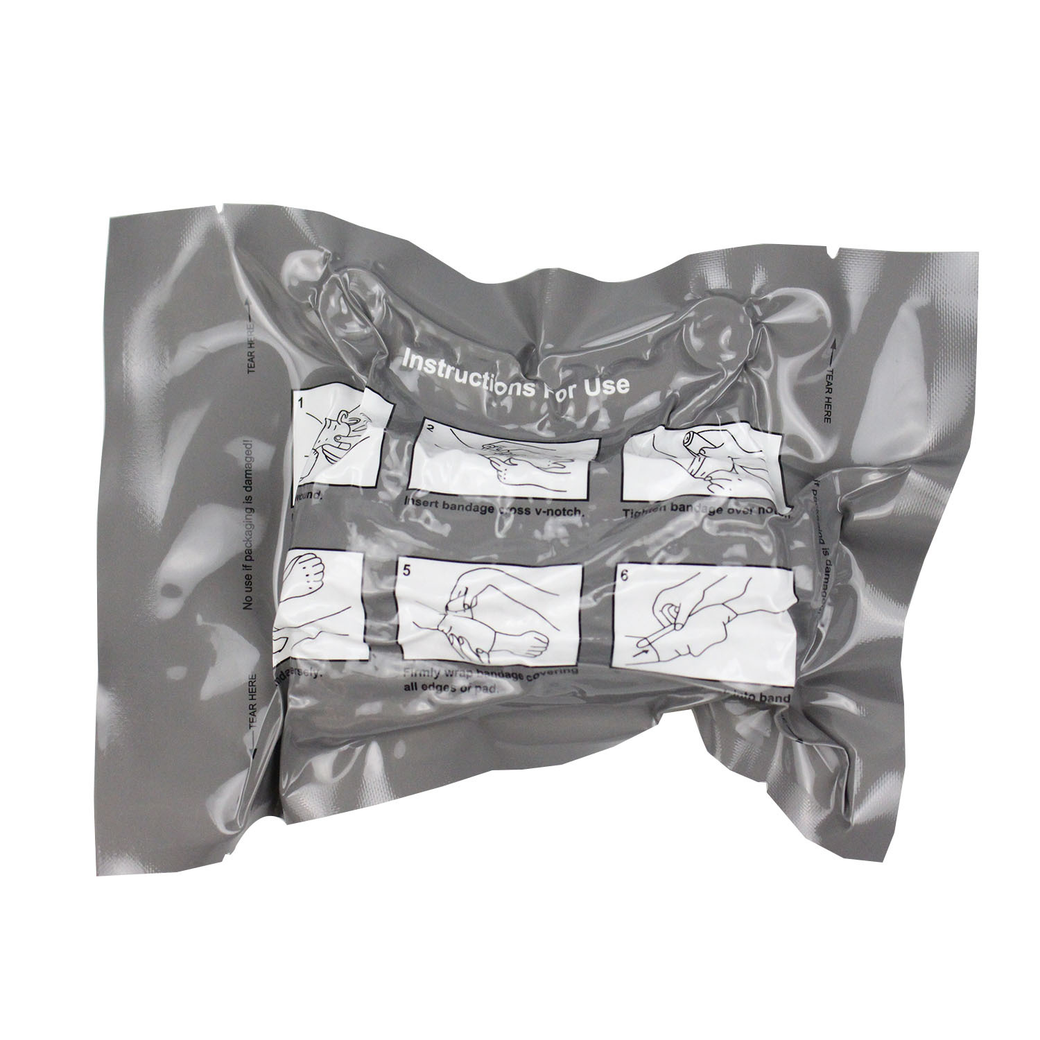 Military 4-inch First Aid Trauma Hemostasis Bandage Israeli Bandage Tactical First Aid Training Bandage Outdoor Bandage