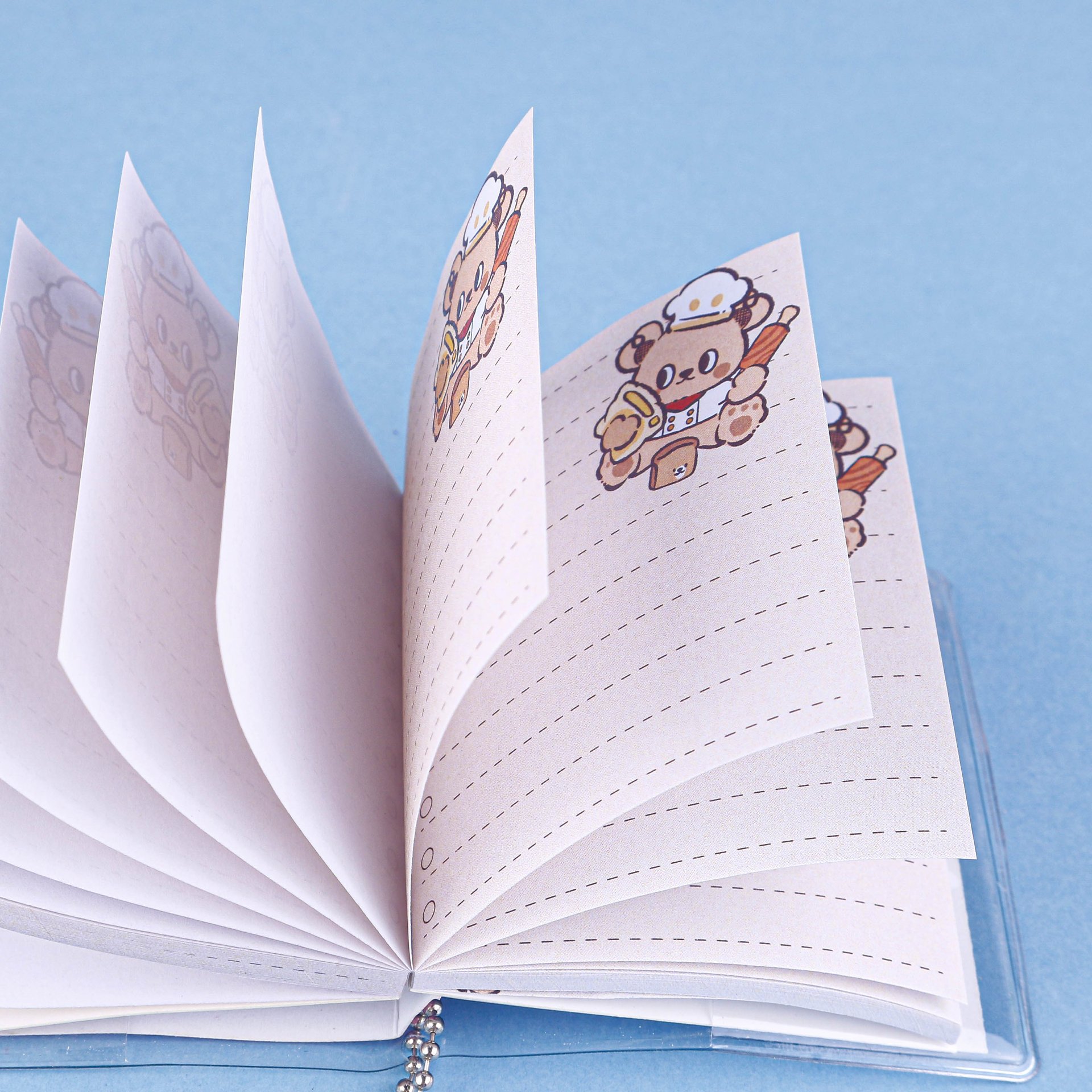 Cuaderno de colgante creativo conjunto de regalos para niños regalos de bolsillo portátil mini cuaderno de notas