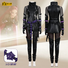 漫公爵kpop猎魔女团米拉cos服打歌服哥特朋克皮衣款表演服cosplay