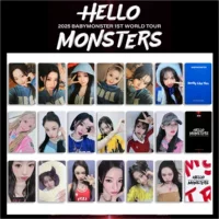 Фотокарта (BABYMONSTER) 54×85 мм, двусторонняя глянцевая, набор 7 фото — случайный стиль