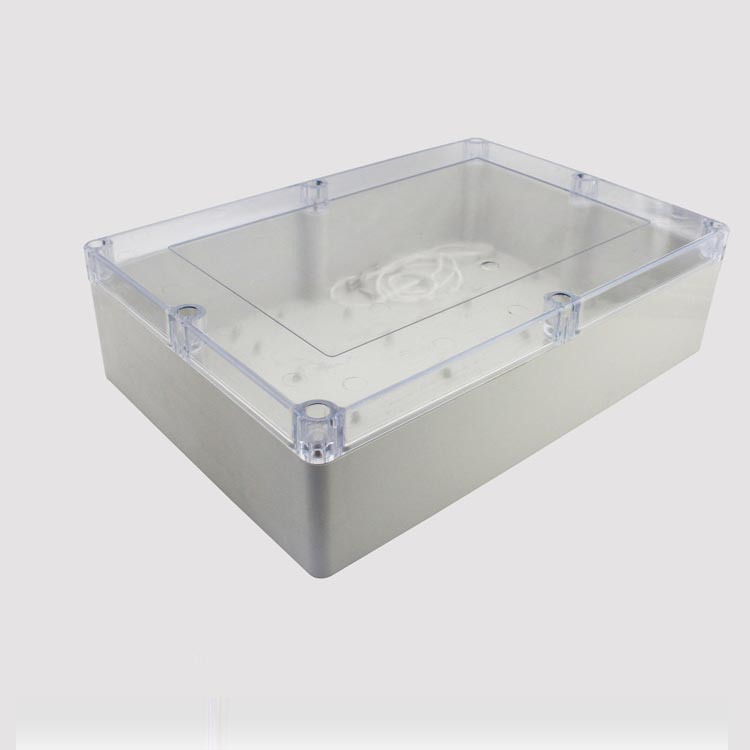 380*260*105透明盖防水接线盒 信号密封箱 塑料线盒 F11-T 电源盒