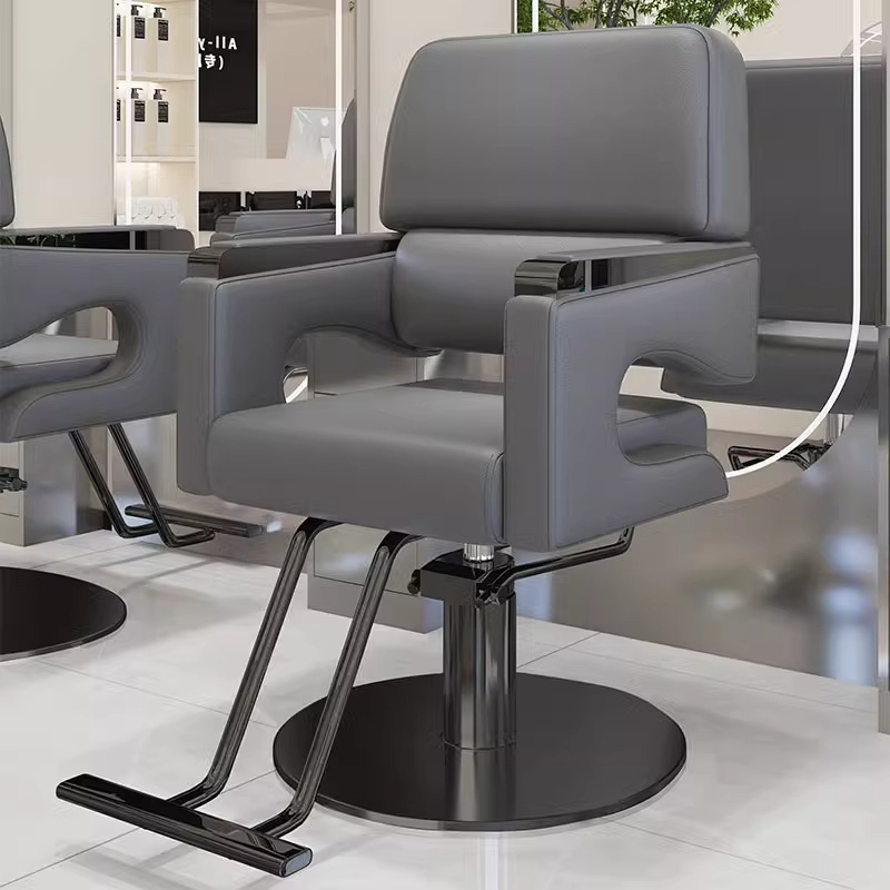 Red famosa nueva silla de peluquería silla de salón de peluquería especial elevación giratoria de moda corte de cabello asiento de permeación image 33