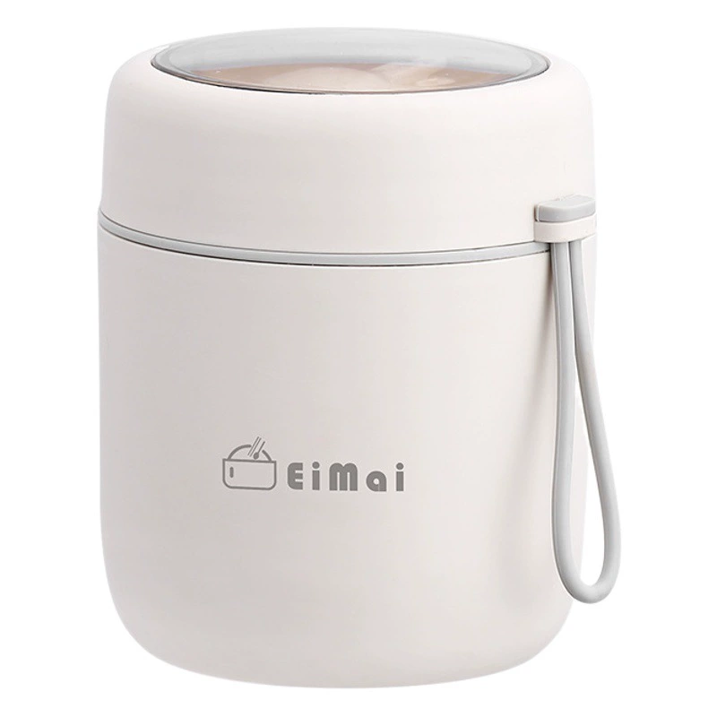 Термос чашка с крышкой ложка чашка для завтрака для девочек суп горшок соевое молоко портативная внешняя чашка маленькая 2023 новая чашка для воды